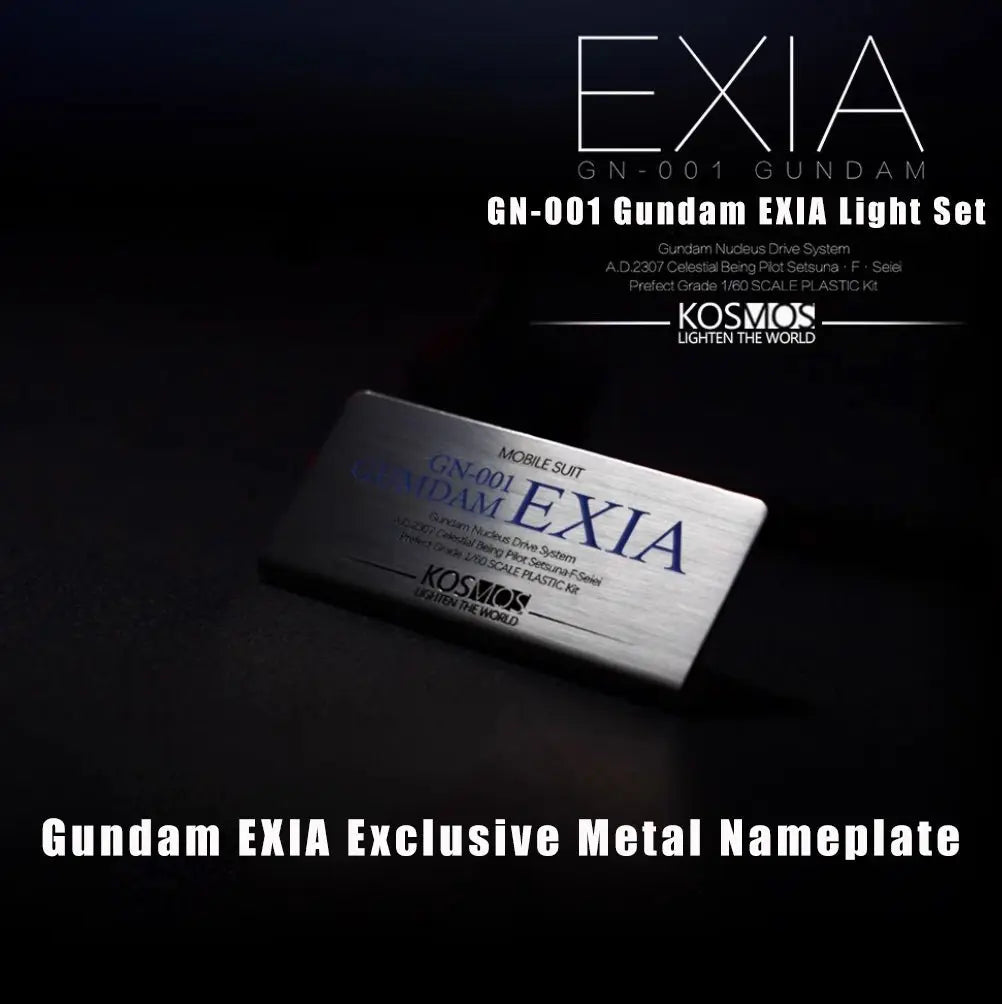 KOSMOS PG 1/60 GN-001 Gundam EXIA Light System GN Drive Sync LEDs
