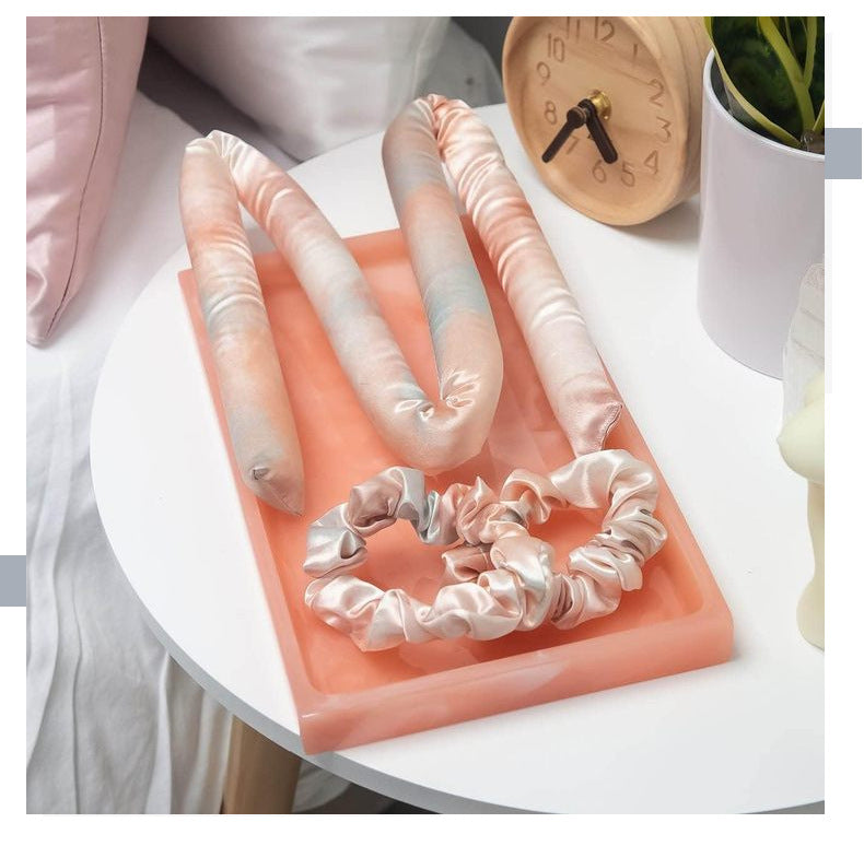 Nouveau Ensemble Fers à Friser Satiné sans Chaleur pour Cheveux - Idéal pour une Coiffure de Sommeil Facile et Pratique