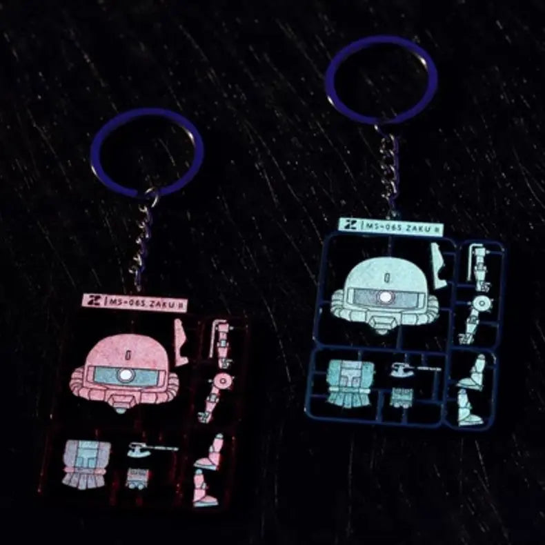 Zaku Metal Keychain Anime Mech Gift for Zeon Fans