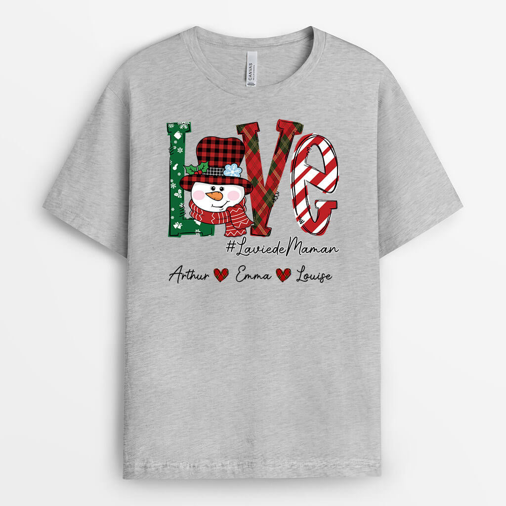 Amour - Cadeau Personnalisé | T-shirt Unisex