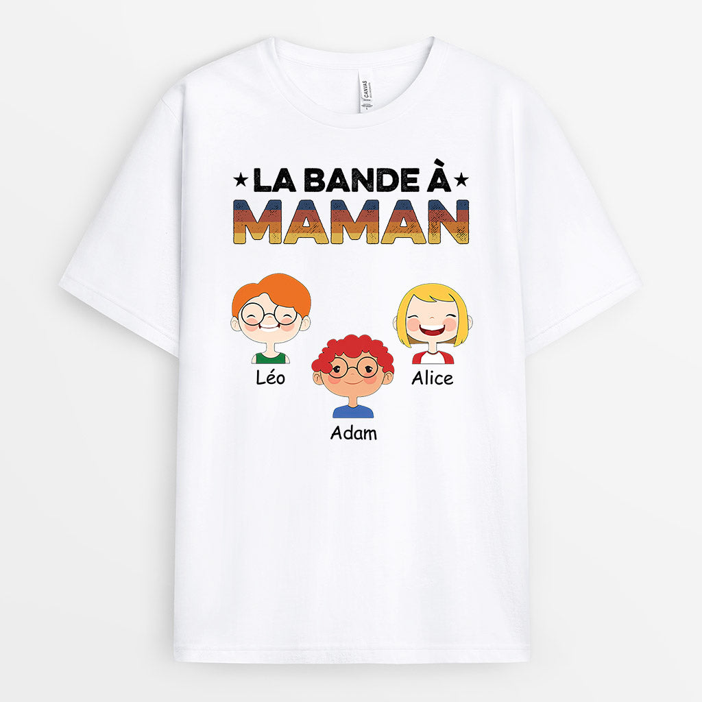 La Bande à Mamie Maman - Cadeau Personnalisé | T-shirt pour Mamie Maman