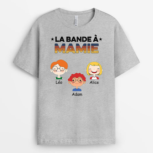 La Bande à Mamie Maman - Cadeau Personnalisé | T-shirt pour Mamie Maman