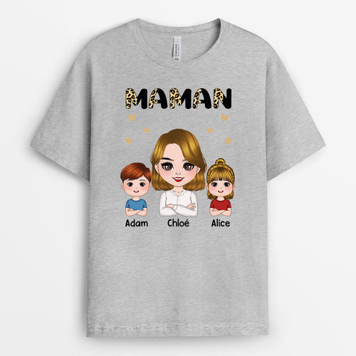 Maman Mamie - Cadeau Personnalisé | T-shirt pour Mamie Maman