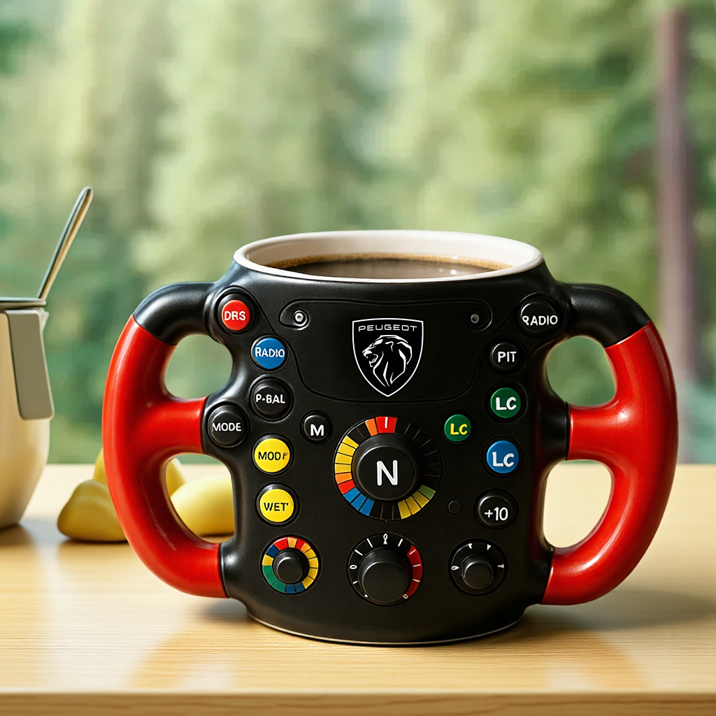Mug Volant de F1 – Design de Performance pour les Fans de Course