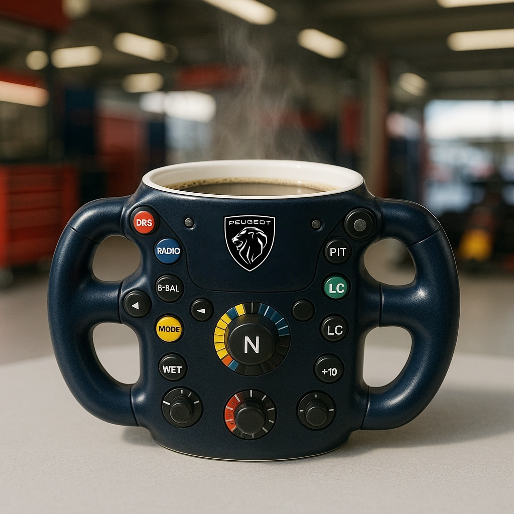 Mug Volant de F1 – Design de Performance pour les Fans de Course