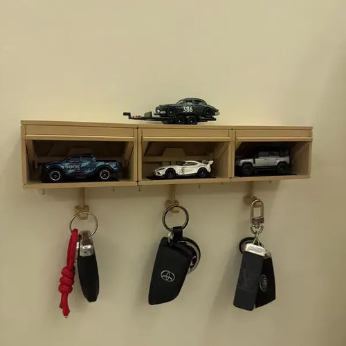 🔥Hot Sale 49% OFF🔥🚗🔑 Car Garage Key Holder with Opening Door