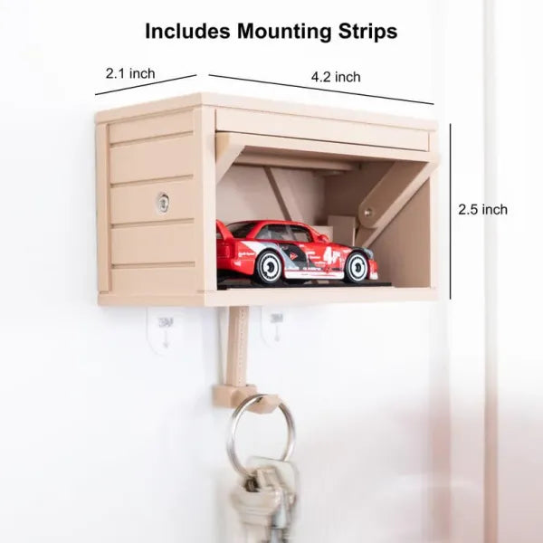 🔥Hot Sale 49% OFF🔥🚗🔑 Car Garage Key Holder with Opening Door