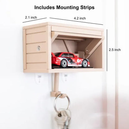 🔥Hot Sale 49% OFF🔥🚗🔑 Car Garage Key Holder with Opening Door