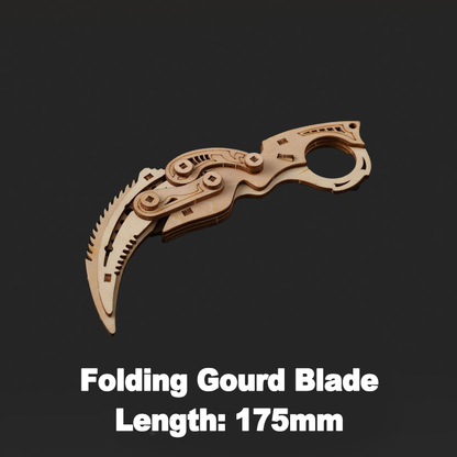 Assembling a Wooden Balisong Trainer — DIY & Paintable