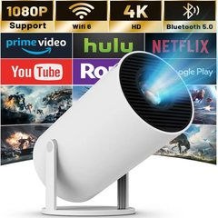 S100 Mini Projecteur – Compact et Portable avec WiFi et Android 11 pour Cinéma Maison & Streaming | Compatible HD 1080p | Idéal pour Usage Intérieur et Extérieur