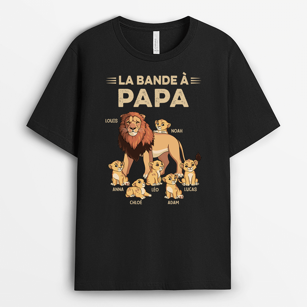 LA BANDE À PAPA LION - CADEAU PERSONNALISÉ | T-SHIRT POUR HOMME – Le ...