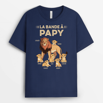 LA BANDE À PAPA LION - CADEAU PERSONNALISÉ | T-SHIRT POUR HOMME