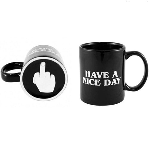 🤪 Mug 'Nice Day' : Le seul mug qui fera rire vos amis et votre famille (ou pas... 👀).