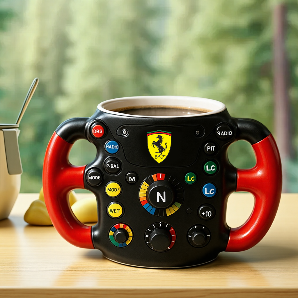 Mug Volant de F1 – Design de Performance pour les Fans de Course