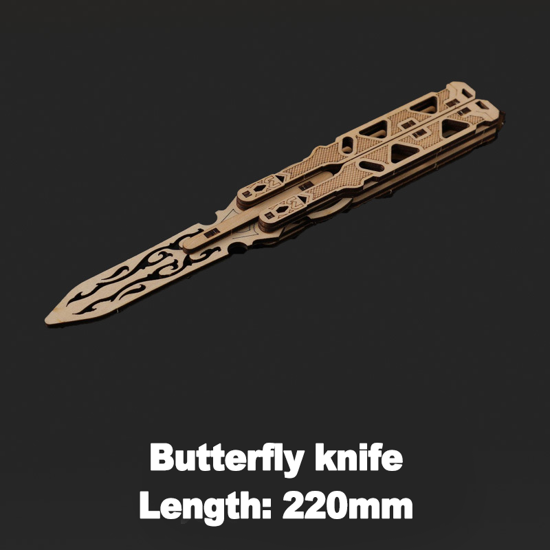 Assembling a Wooden Balisong Trainer — DIY & Paintable