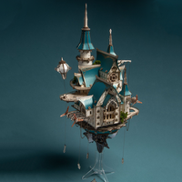 Steampunk City – Sapphire Edition [with Stand & Light]
