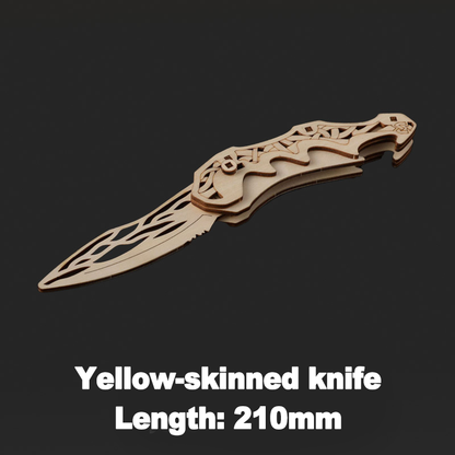 Assembling a Wooden Balisong Trainer — DIY & Paintable