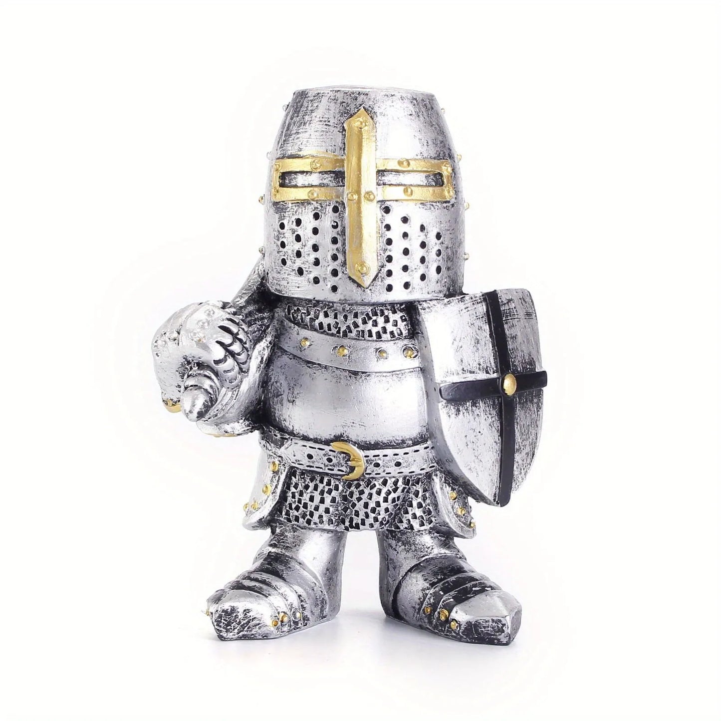 Statuette en Résine d'un Garde-Chasse Miniature Nordique et Médiévale – Décoration de Salon de Style Classique – Ouvrage d'Art pour la Décoration Intérieure, le Bureau, le Bar ou les Ornements sur le Bureau