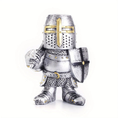 Statuette en Résine d'un Garde-Chasse Miniature Nordique et Médiévale – Décoration de Salon de Style Classique – Ouvrage d'Art pour la Décoration Intérieure, le Bureau, le Bar ou les Ornements sur le Bureau