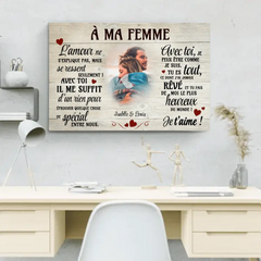 Quelque chose de spécial pour elle - Toile personnalisée pour couple