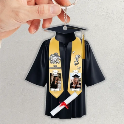 Porte-clés en acrylique personnalisé pour la remise des diplômes - Idée cadeau pour la graduation