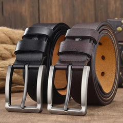 Pense À Moi À Chaque Fois Que Tu Retires Ton Pantalon - Ceinture En Cuir Gravée Personnalisée