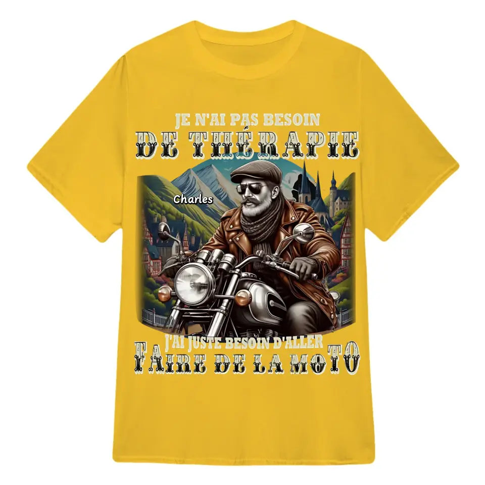 Je n'ai pas besoin de thérapie j'ai juste besoin d'aller faire de la moto