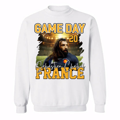 Photo personnalisée Jour de match de football - T-shirt personnalisé, Cadeau pour joueur, Cadeaux pour lui