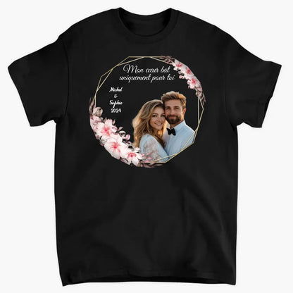 Mon cœur bat uniquement pour toi-Vêtements photo personnalisés