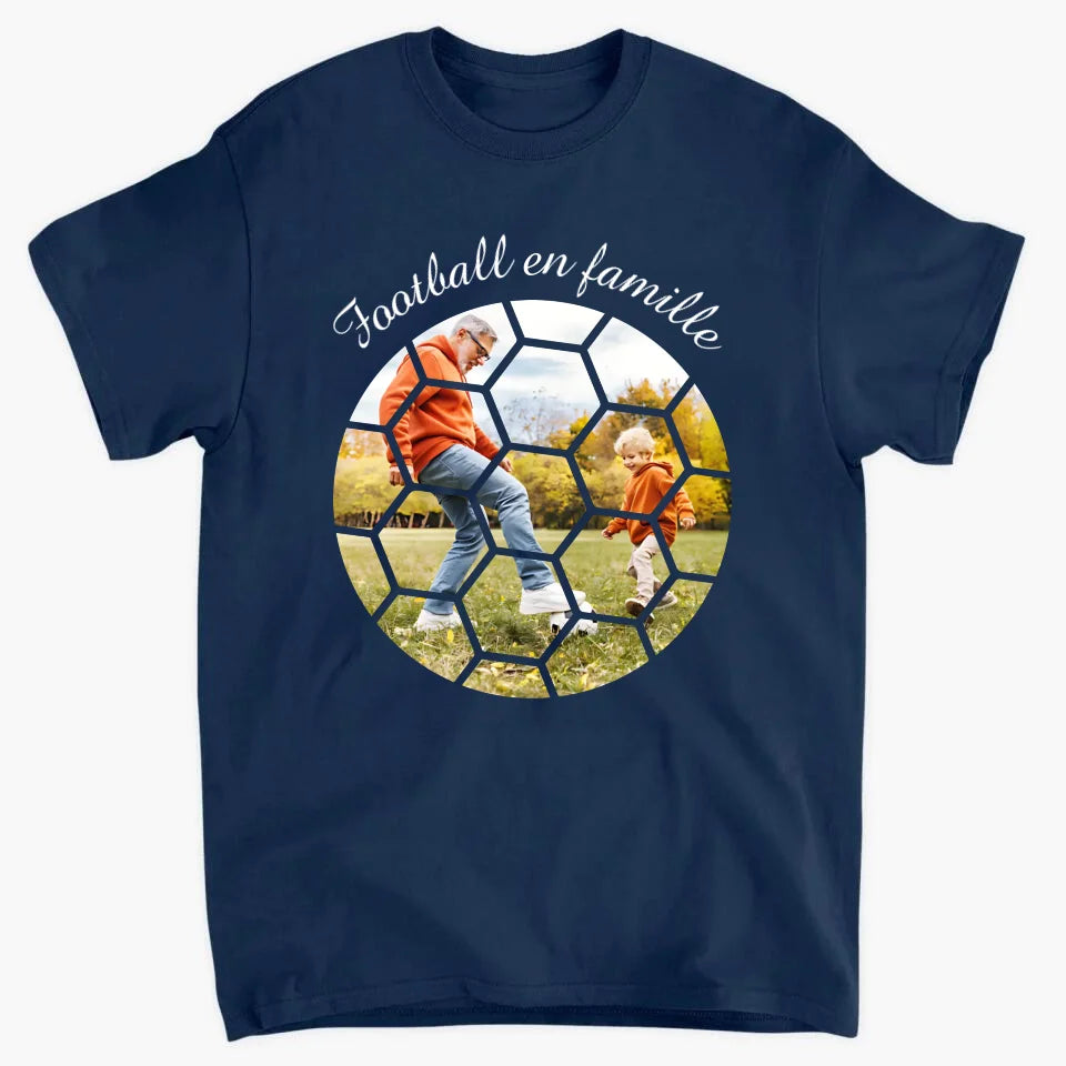 Le temps du football en famille - Photos de football personnalisées