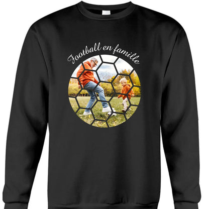 Le temps du football en famille - Photos de football personnalisées