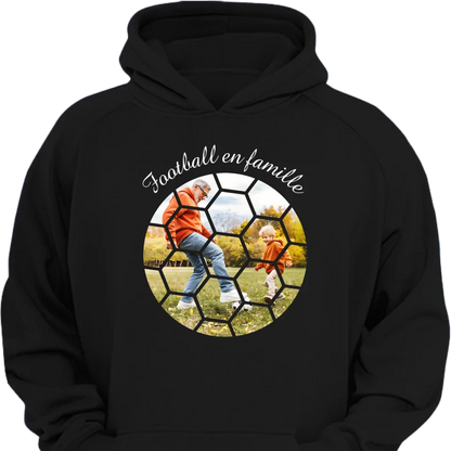 Le temps du football en famille - Photos de football personnalisées