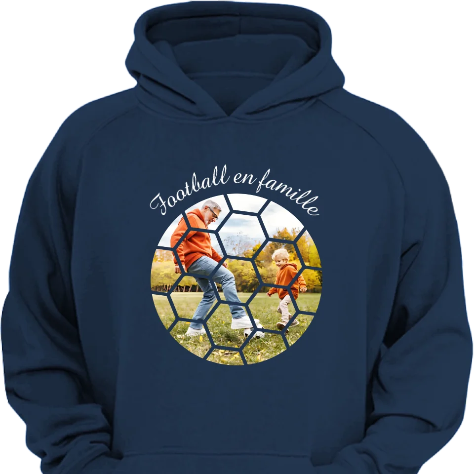 Le temps du football en famille - Photos de football personnalisées