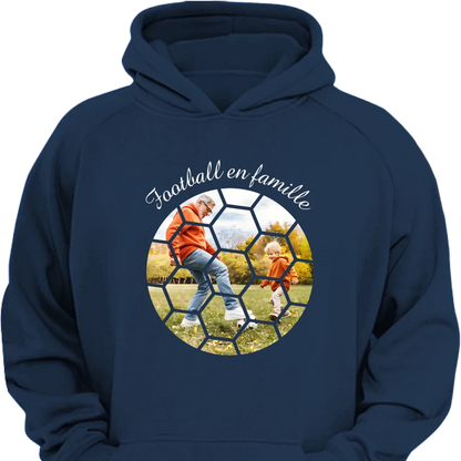 Le temps du football en famille - Photos de football personnalisées