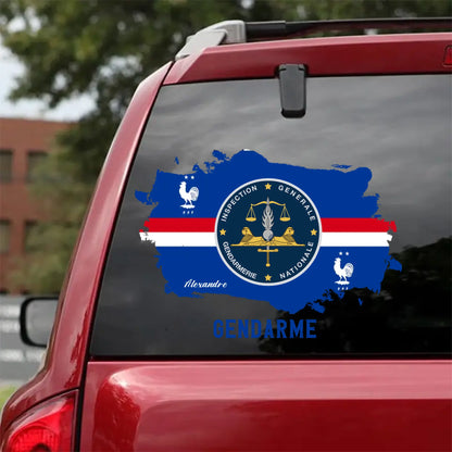 Stickers Véhicule Personnalisés 🚗 - Logos Officiels Gendarmes 🛡️ et Personnel Gouvernemental 🇫🇷