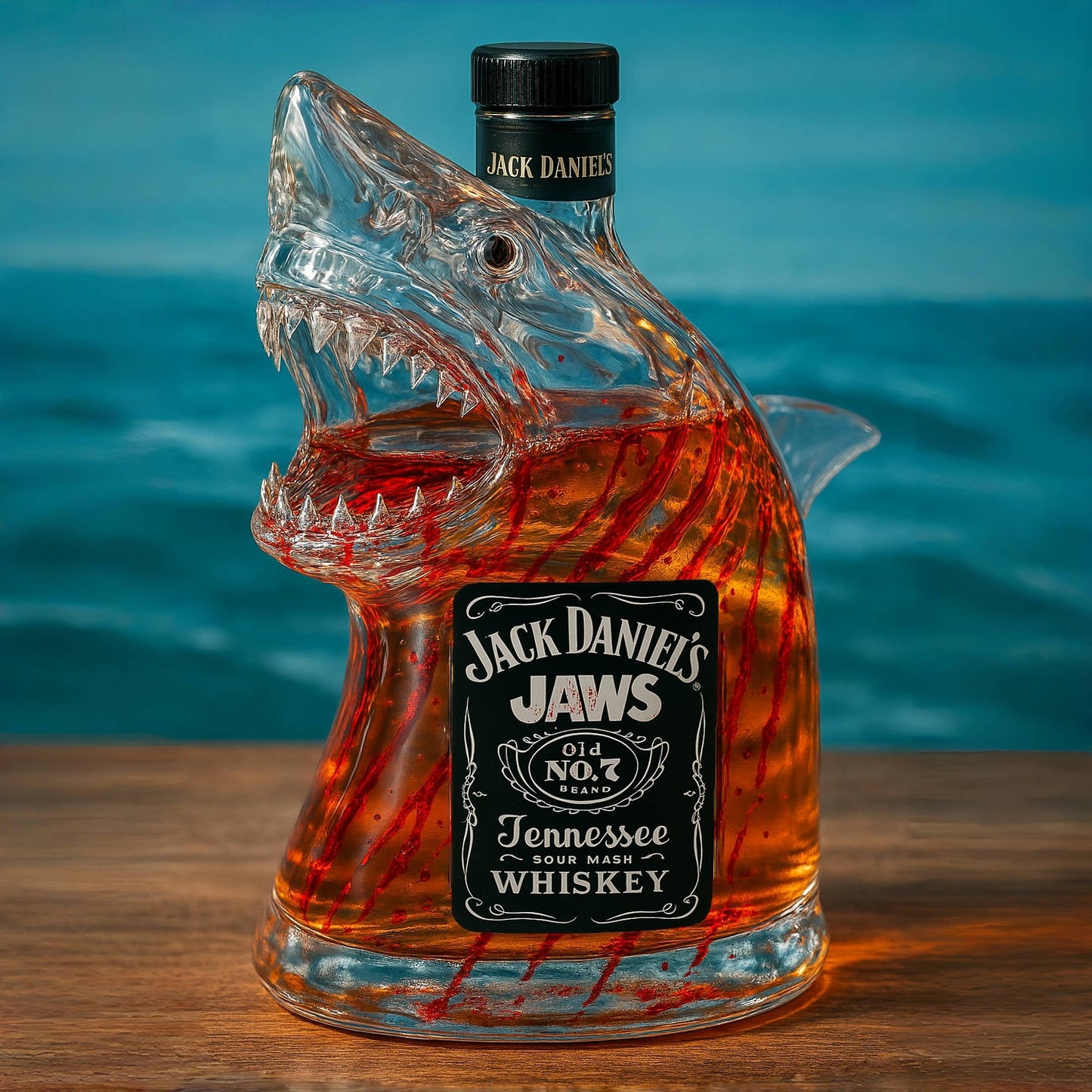 Limited Edition Bouteille de Whisky du Cinquantième Anniversaire de Jaws