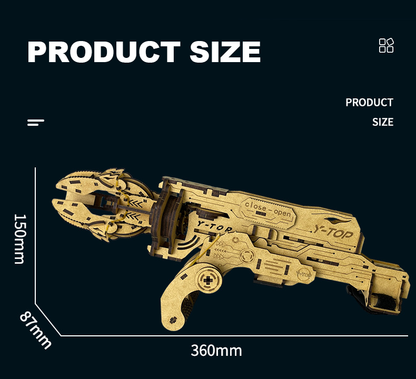 DIY Wooden Assembled Mechanical Claw Toy