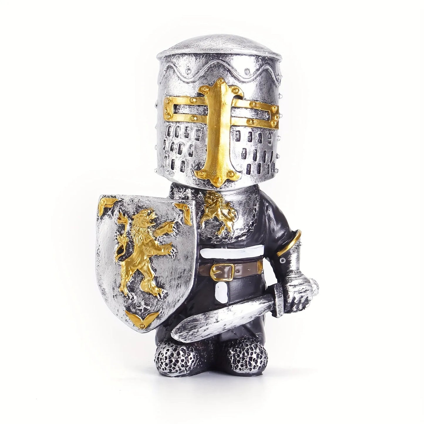 Statuette en Résine d'un Garde-Chasse Miniature Nordique et Médiévale – Décoration de Salon de Style Classique – Ouvrage d'Art pour la Décoration Intérieure, le Bureau, le Bar ou les Ornements sur le Bureau