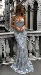 Robes de fête luxueuses : V-Neck, dos nu, paillettes, et ceinture ajustable