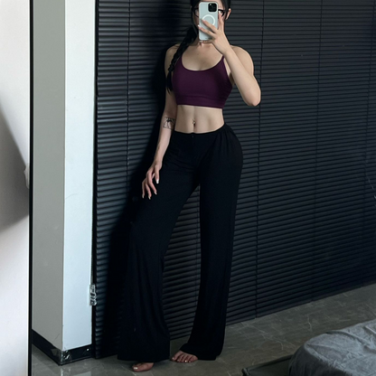 Pantalon de Yoga et Fitness Ultra Doux - Facile à Bouger et Confortable à Porter – Confort Assuré pour toutes vos séances ! 🌱