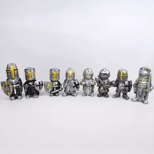 Statuette en Résine d'un Garde-Chasse Miniature Nordique et Médiévale – Décoration de Salon de Style Classique – Ouvrage d'Art pour la Décoration Intérieure, le Bureau, le Bar ou les Ornements sur le Bureau