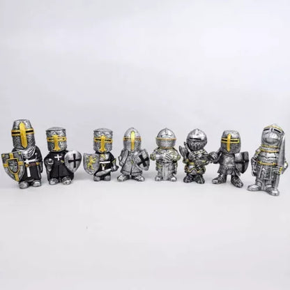 Statuette en Résine d'un Garde-Chasse Miniature Nordique et Médiévale – Décoration de Salon de Style Classique – Ouvrage d'Art pour la Décoration Intérieure, le Bureau, le Bar ou les Ornements sur le Bureau