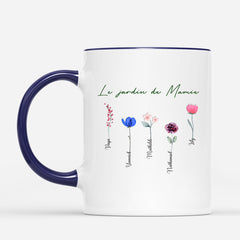 Le Jardin De Mamie Maman - Cadeau Personnalisé | Mug Pour Mamie Maman