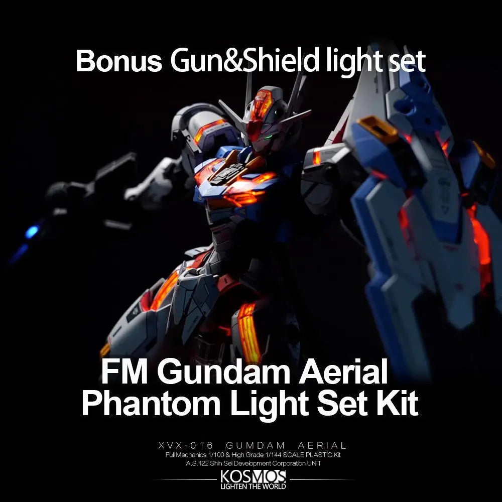 KOSMOS FM 1/100 Gundam Aerial Phantom Light Set