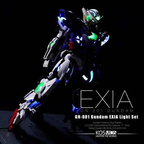 KOSMOS PG 1/60 GN-001 Gundam EXIA Light System GN Drive Sync LEDs