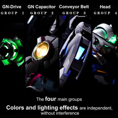 KOSMOS PG 1/60 GN-001 Gundam EXIA Light System GN Drive Sync LEDs