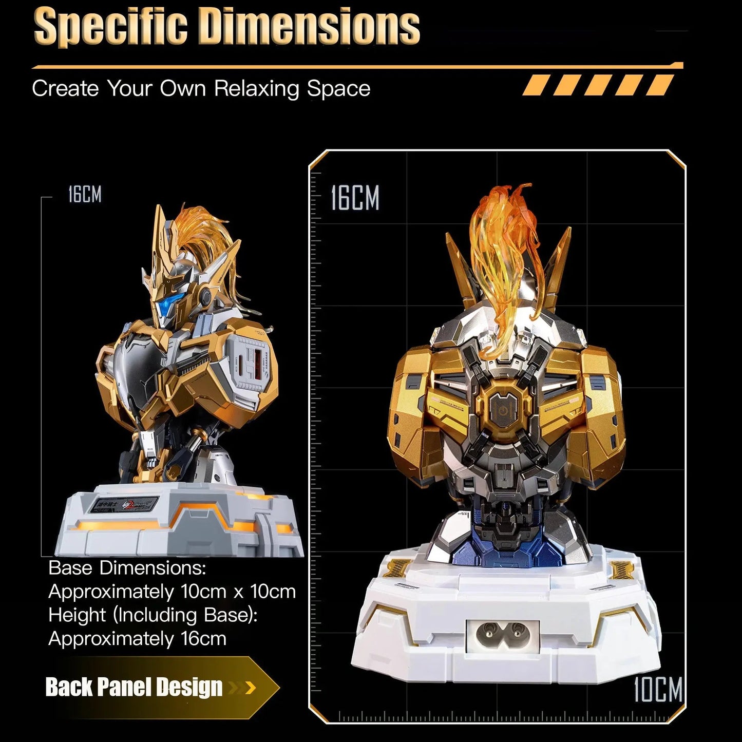 Moshow Lancelot 65W Charging Station Gold Plated Knight Theme