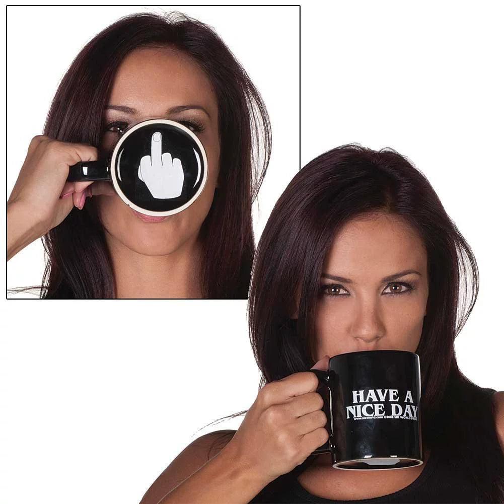 🤪 Mug 'Nice Day' : Le seul mug qui fera rire vos amis et votre famille (ou pas... 👀).