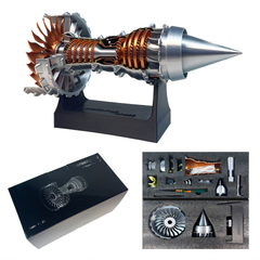 🚀 Moteur à Turbine Fonctionnel – Modèle Haute Finition pour Collectionneurs de Vol ✈️