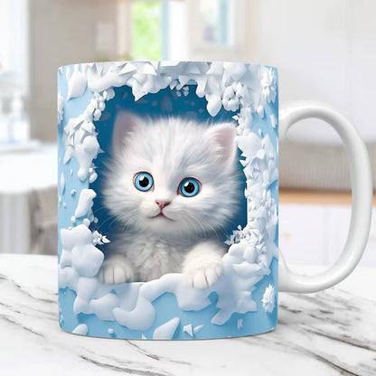 🐾Le Bidon à Chats Fantasmes - La tasse pour les rêveurs et les amateurs de chats, avec un design fantaisiste🌸